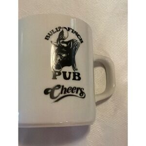 Bull & Finch Pub Cheers Boston White Ceramic Coffee Mug TV Show Souvenir
